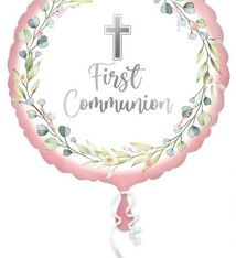 17" My First Communion Pink