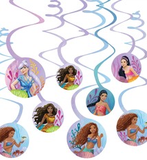 The Little Mermaid Spiral Decorations