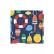 Harbor Navy Luncheon Napkin