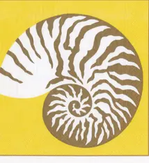 Nautilus Yellow Lunch Napkins