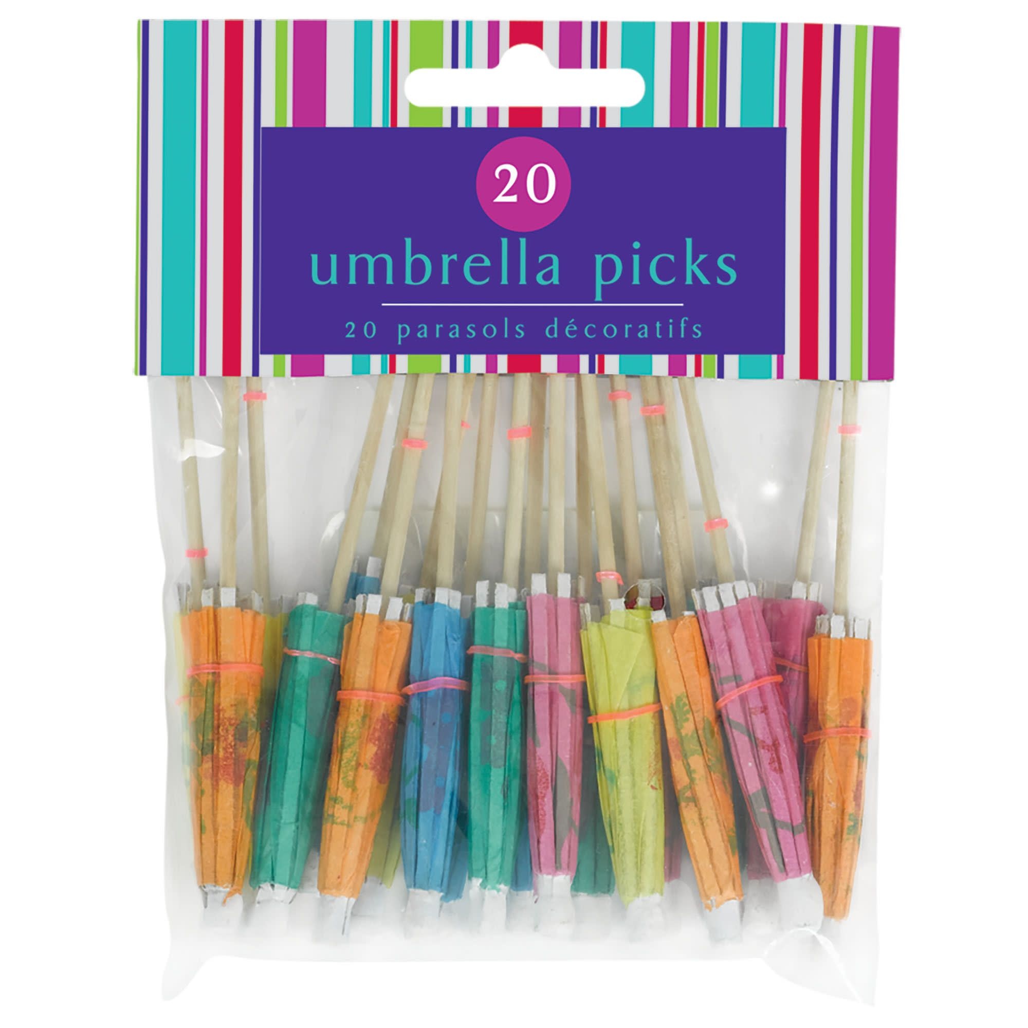 Cocktail Umbrella Assorted Picks