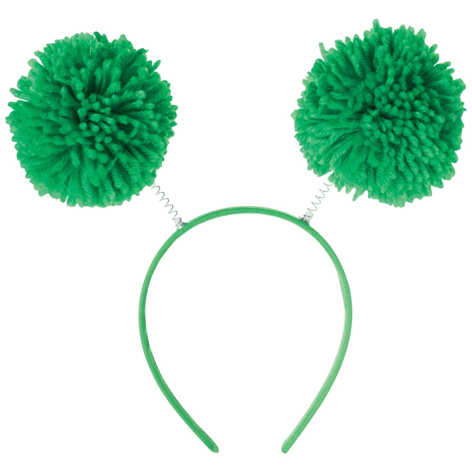 Green Pom Pom Headbopper