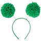 Green Pom Pom Headbopper