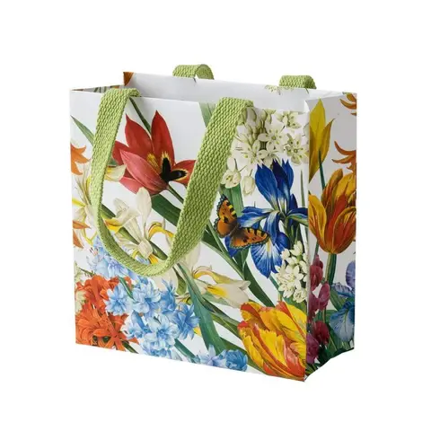 Redouté Floral Small Square Gift Bag - 1 Each
