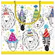 Safari Birthday Small Square Gift Bag - 1 Each