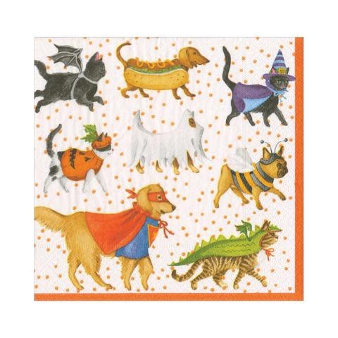 Pets in Costume Paper Luncheon Napkins - 20 Per Package