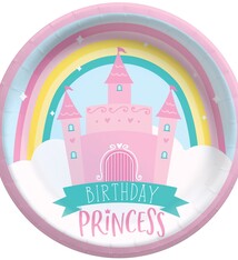 Princess Castle Birthday 8 1/2" Plates