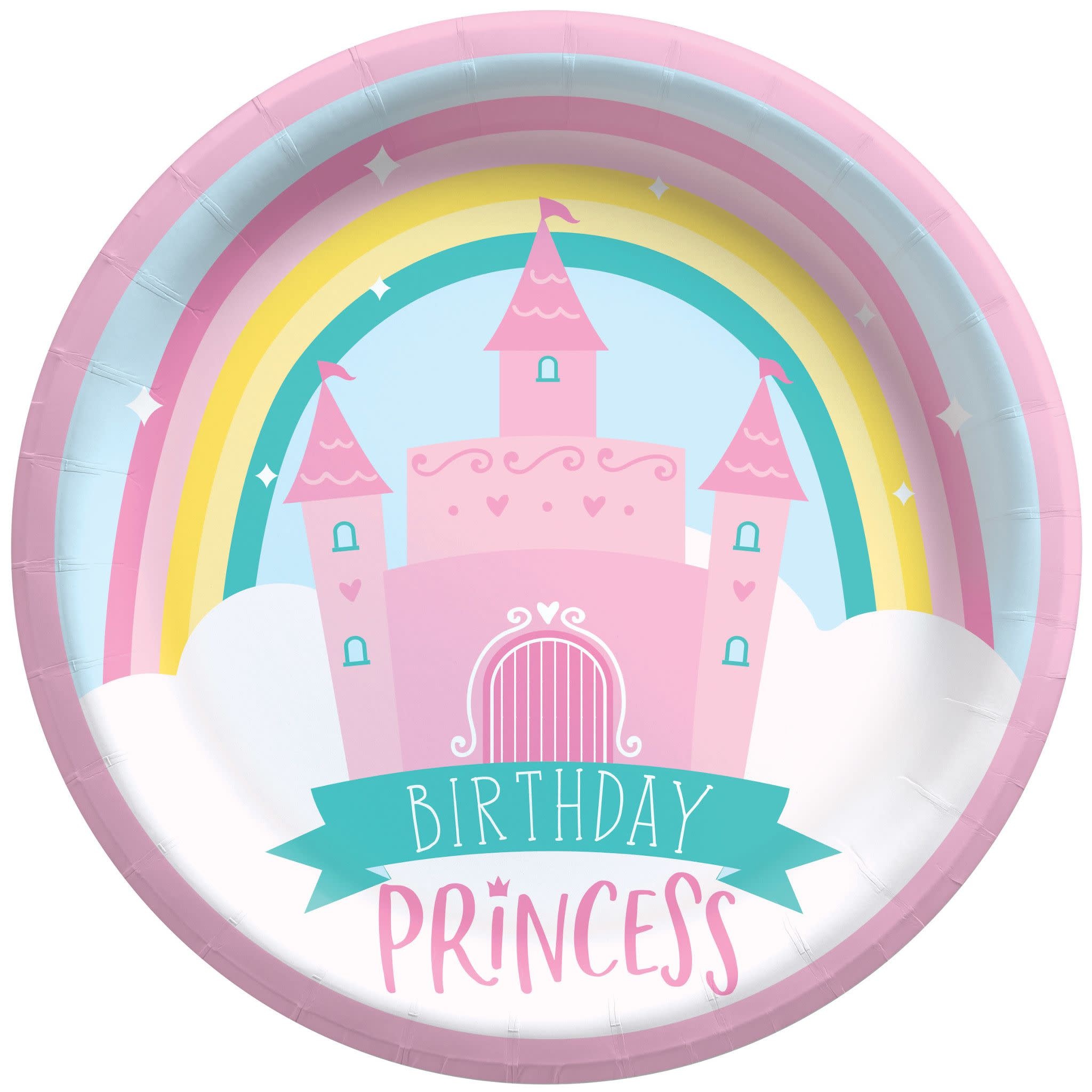 Princess Castle Birthday 6 3/4" Plates