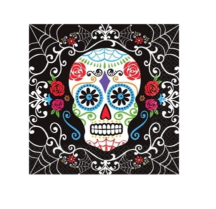 Day of the Dead Luncheon Napkins - 36ct / 2 ply