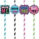Mad Tea Party Paper Straws