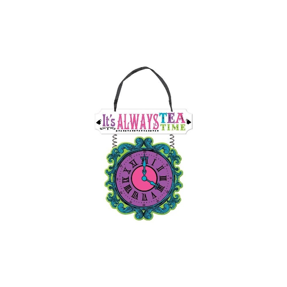Mad Tea Party Hanging Sign