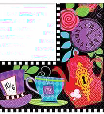 Mad Tea Party Small Napkins