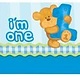 Bears 1st Birthday - Boy Invitation, Gatefold