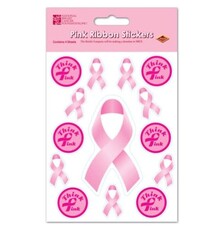 Pink Ribbon Stickers