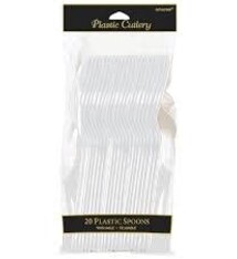 Clear Plastic Spoons LIghtweight