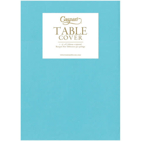 Paper Linen Solid Table Cover in Robin's Egg - 1 Each