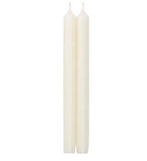 Straight Taper 12" Candles in White - 2 Candles Per Package