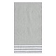 Border Stripe Paper Guest Towel Napkins in Silver - 15 Per Package