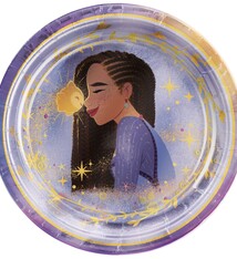 Wish 7" Foil Plates - Hot Stamped