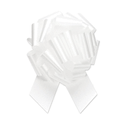 Prmape 30 PCS White Pull Bows, Pull Bows for Gift Lebanon