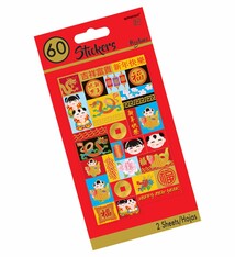 Chinese New Year Sticker Sheet Favors