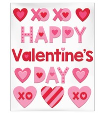 Valentine Gel Clings