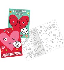 Heart Face Coloring Book Favors