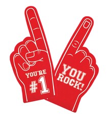 Valentine Foam Finger Multi-Pack Favors