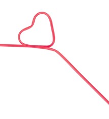 Heart Shaped Silly Straws