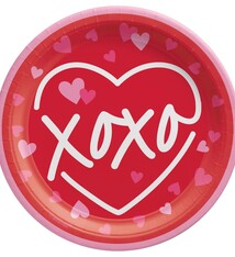 Cross My Heart 7" Round Plates