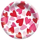 Heart Party 6 3/4" Round Plates