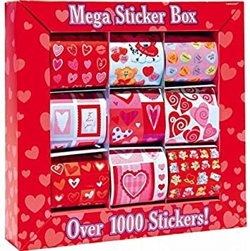 Valentine's Day Mega Sticker Box