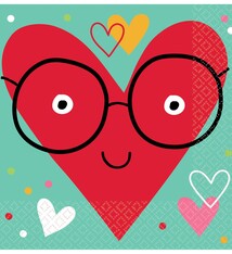 I Heart Face You Luncheon Napkins