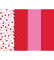 Valentine's Day Printed Tissue Paper Multi-Pack