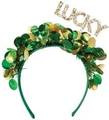 St. Patrick's Day Tinsel Headband