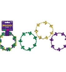 Mardi Gras Bead Bracelets