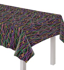 Mardi Gras Masks Plastic Tablecover