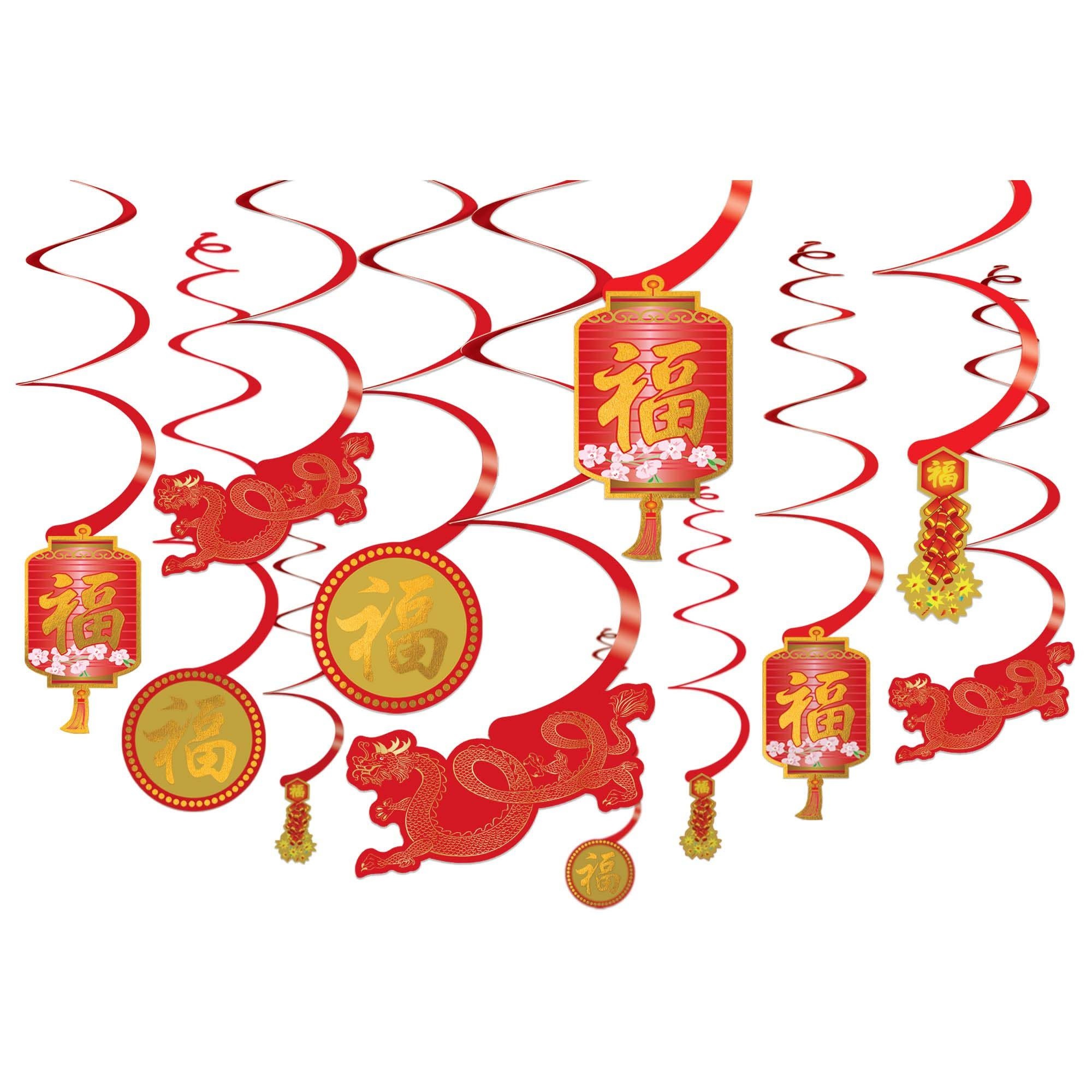 Chinese New Year Value Pack Foil Swirl
