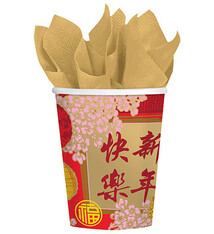 Chinese New Year Blessing Cups