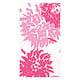 Chrysanthemum Raspberry Guest Towel - package of 15