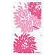 Chrysanthemum Raspberry Guest Towel - package of 15