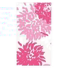 Chrysanthemum Raspberry Guest Towel - package of 15