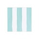 Cafe Stripe Aqua Paper Linen Luncheon Napkin -15 per package
