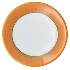 Watercolor Melon Luxury Paper Dinner Plates - package of 8