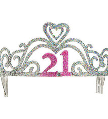 Glitter 21st Birthday Tiara