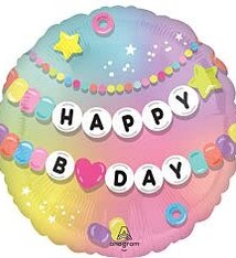 18" Friendship Balloon Happy Birthday - #32