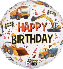 18" Construction Equipment Birthday - #45