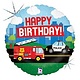 18" Emergency Vehicle Birthday Holographic  - #46