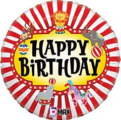 18" Circus Animals Birthday - #49