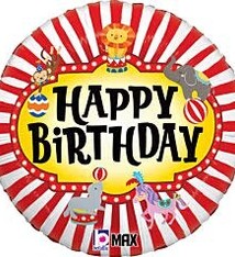 18" Circus Animals Birthday - #49
